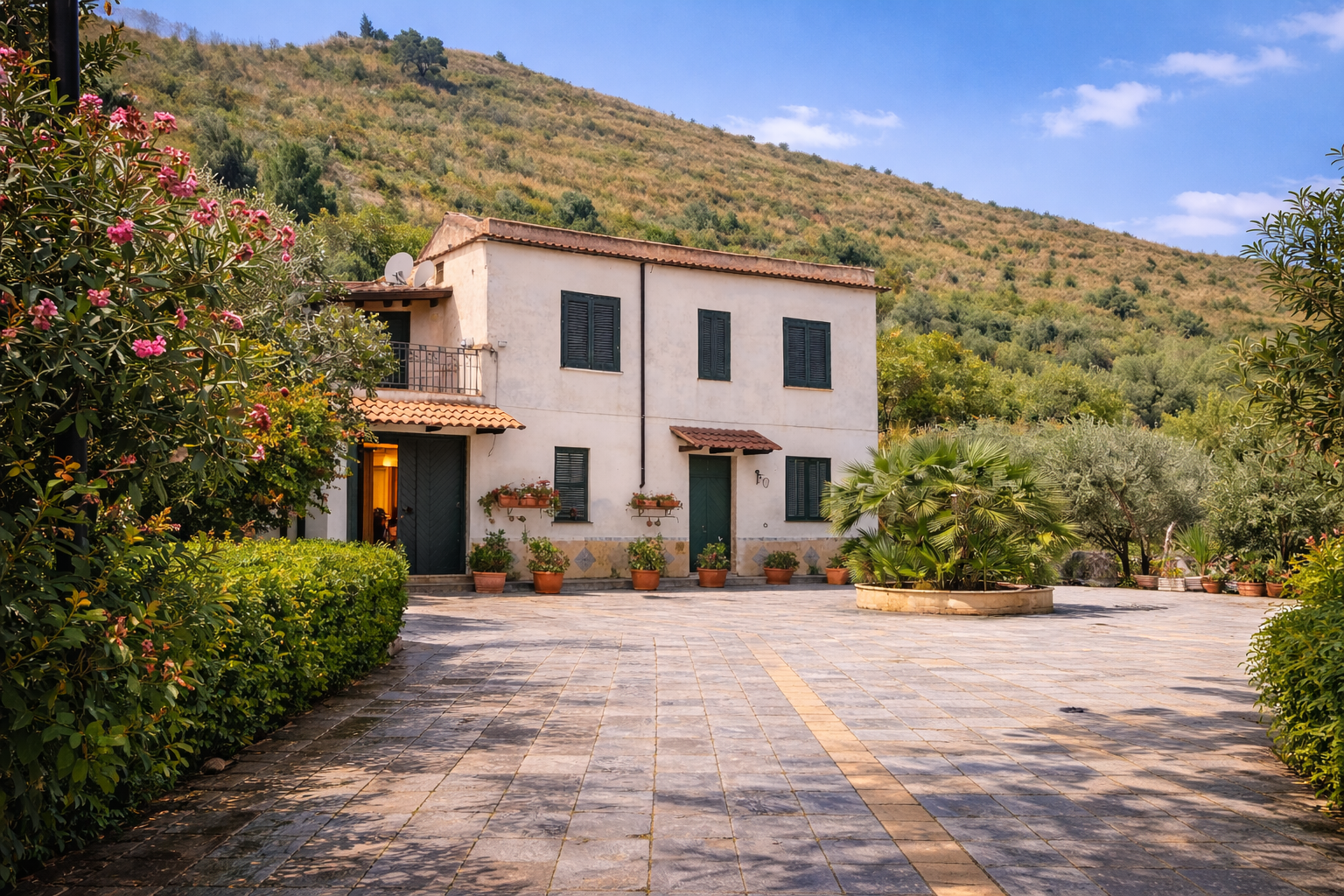 Struttura esterna dell’agriturismo Mariscò